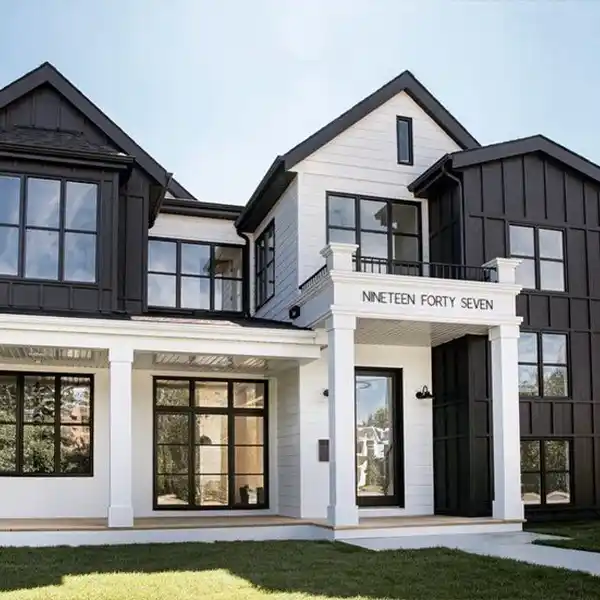 White, Black, Gray exterior